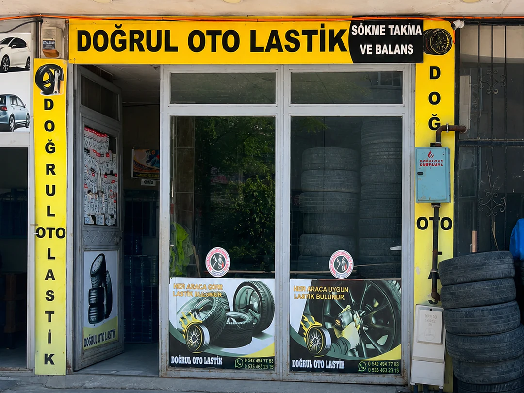 Doğrul Oto Lastik Ağrı dükkân cephesi